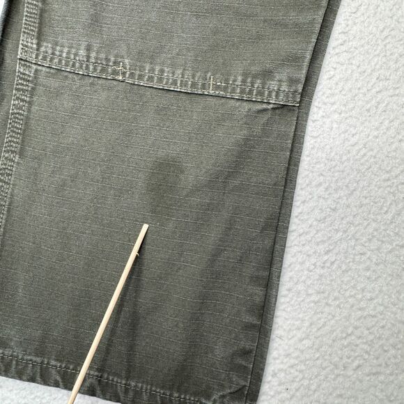 Wrangler Riggs Mens Pants 38X30 Green Utility Cargo Carpenter Workwear Tactical - Picture 7 of 11